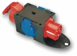 Zeige Details für Kompaktverteiler - 16A 5p 400V - 2 x Schuko - 1 x 16A 5p 400V Bild von Kompaktverteiler - 16A 5p 400V - 2 x Schuko - 1 x 16A 5p 400V