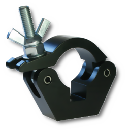 Zeige Details für DOUGHTY Slimline Half Coupler (black) Bild von DOUGHTY Slimline Half Coupler (black)
