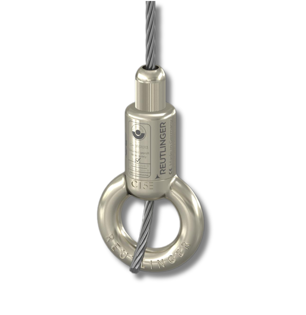 Bild von Drahtseilhalter Typ50SV III - Ring<br>silber